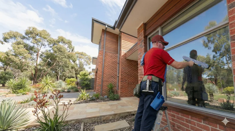 Professional window cleaning service